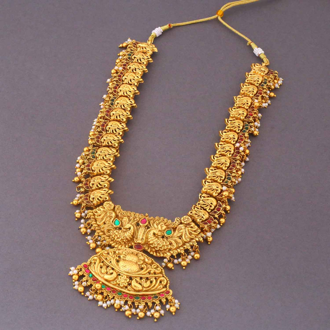 Multicolor Navdurga Bridal Temple Jewellery Set- New Arrival
