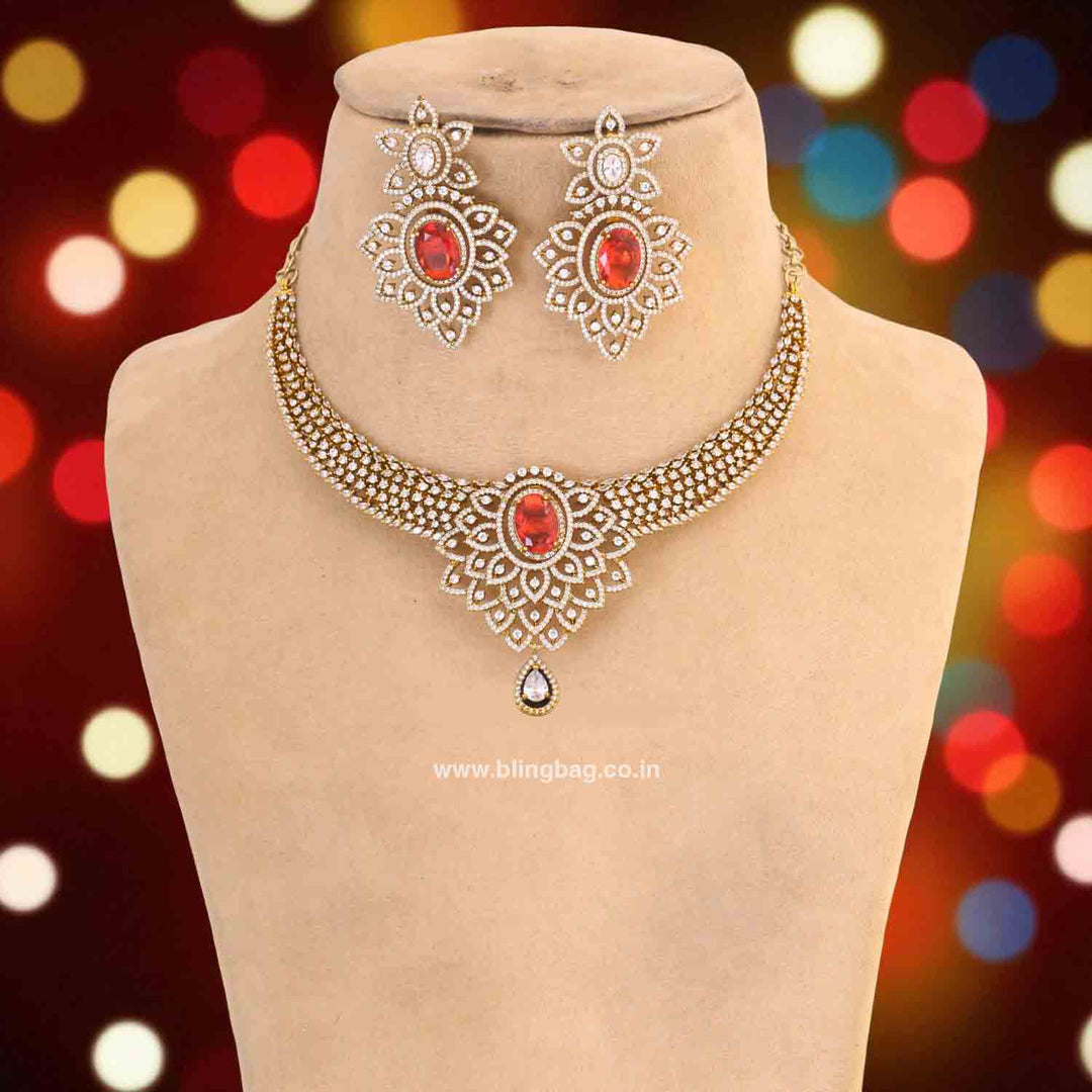 Multicolor Noya Changeable Victorian Jewellery Set- New Arrivals