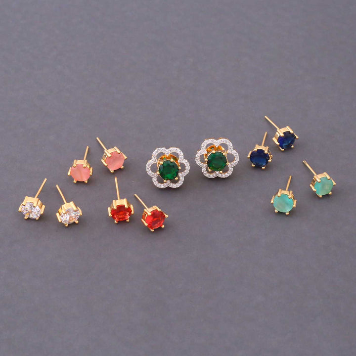 Multicolor Olesya Color Changeable Studs
