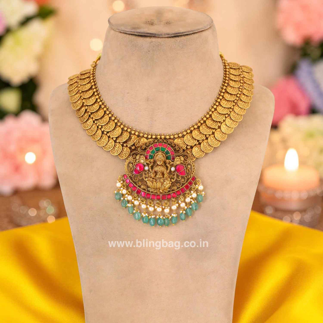 Multicolor Onashree Jadau Jewellery Set- New Arrival