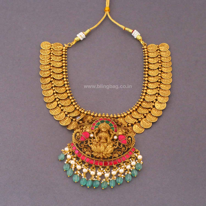 Multicolor Onashree Jadau Jewellery Set- New Arrival