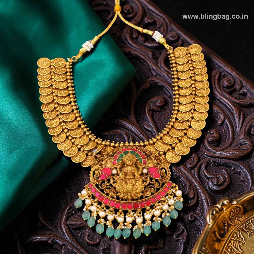 Multicolor Onashree Jadau Jewellery Set- New Arrival