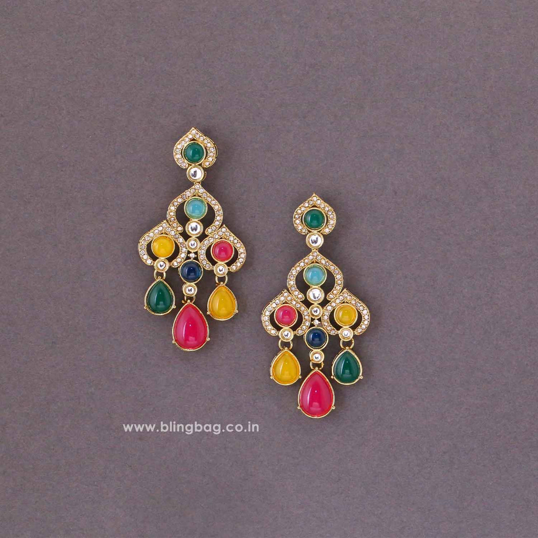 Multicolor Panya Danglers