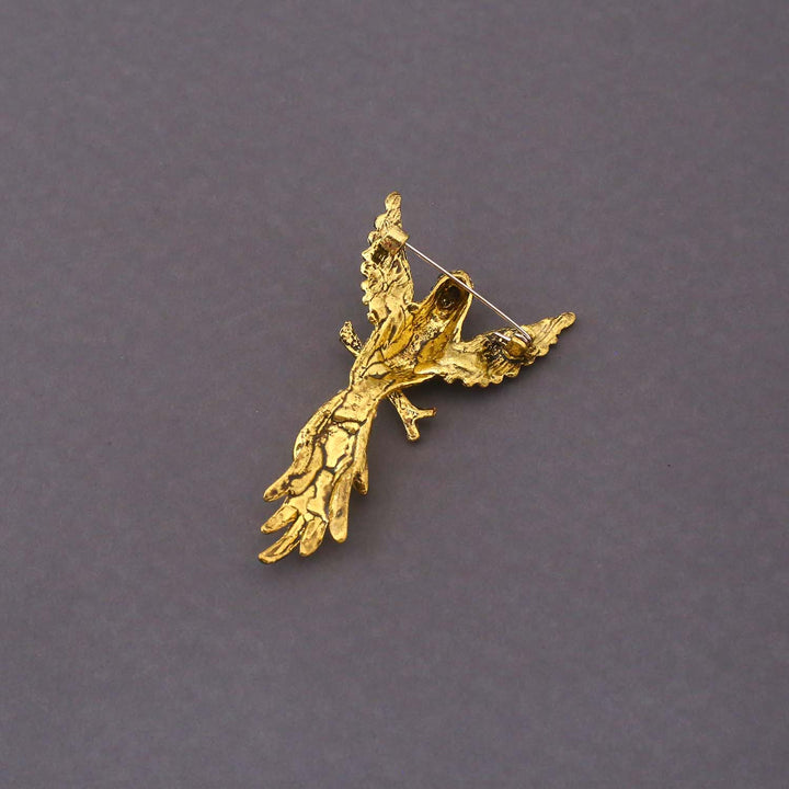Multicolor Parrot Brooch
