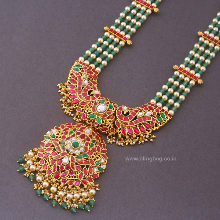 Multicolor Purthina Jadau Jewellery Set- New Arrival