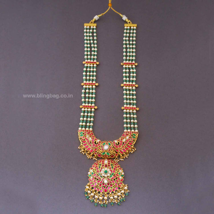 Multicolor Purthina Jadau Jewellery Set- New Arrival