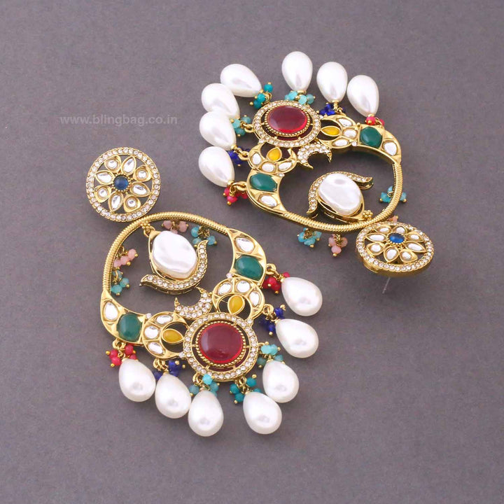 Multicolor Qamra Chaandbalis