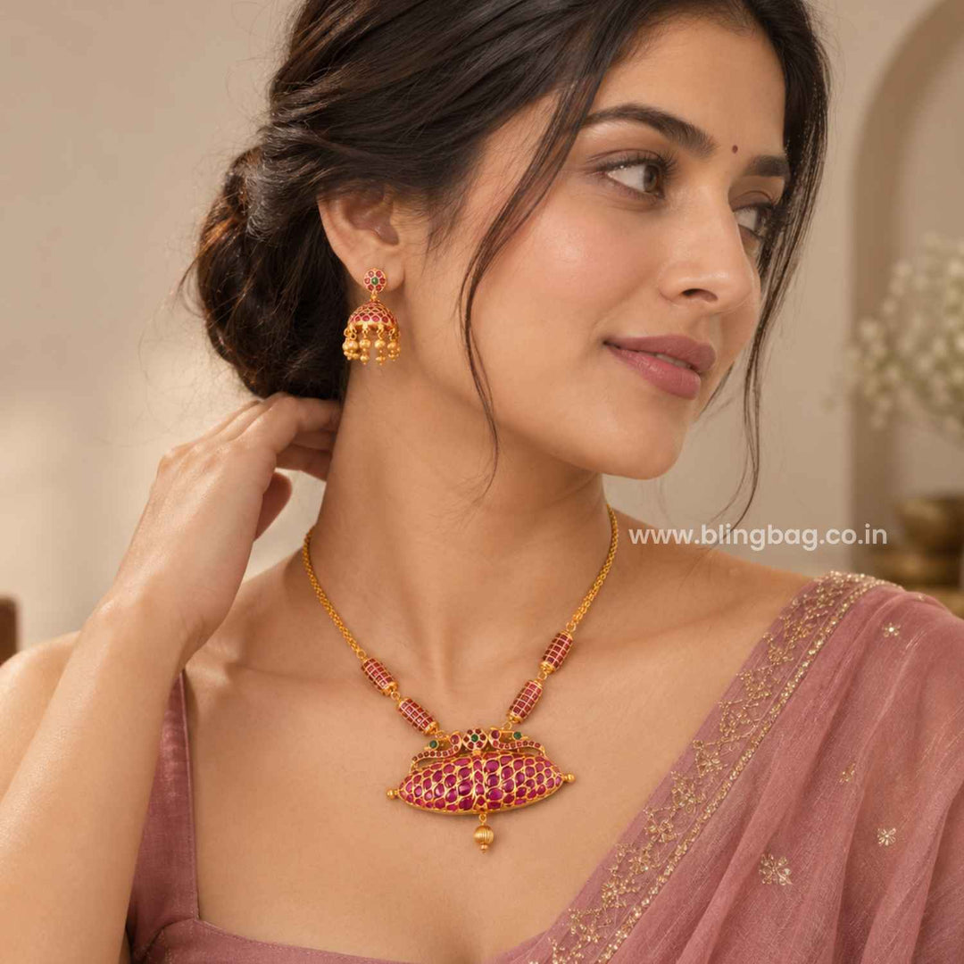 Multicolor Raaya Antique Jewellery Set- New Arrival