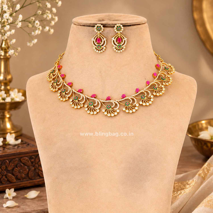 Multicolor Radiance Victorian Jewellery Set - New Arrival