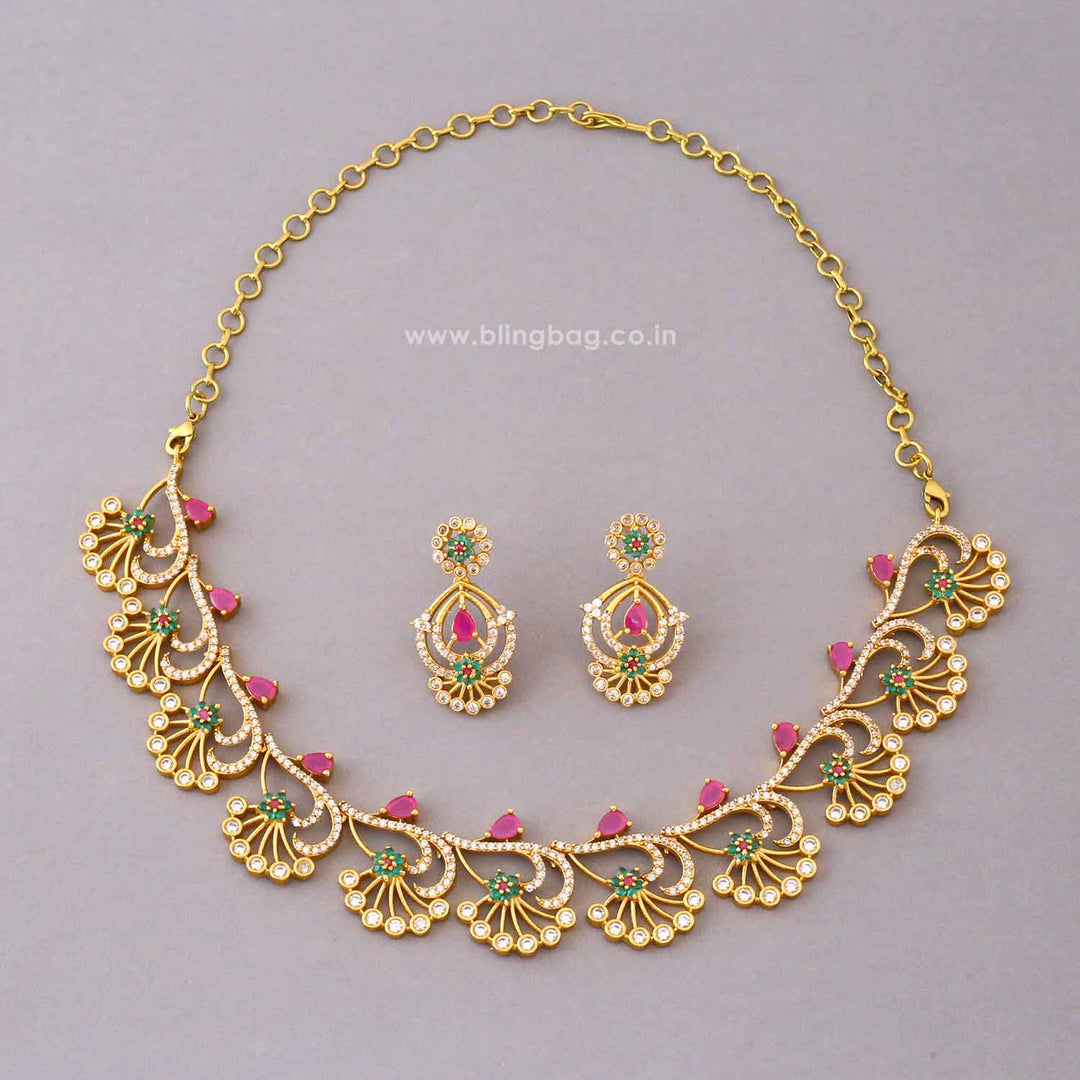 Multicolor Radiance Victorian Jewellery Set - New Arrival
