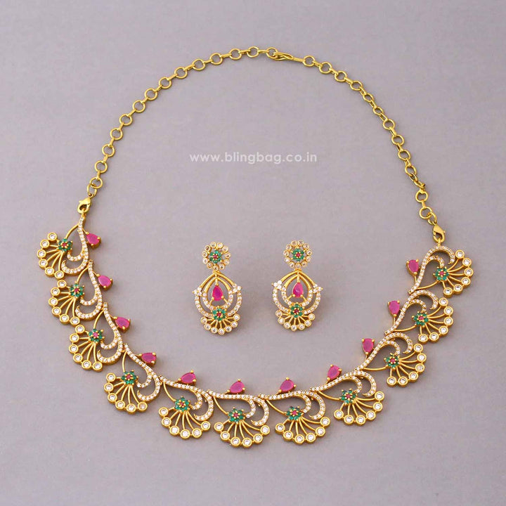Multicolor Radiance Victorian Jewellery Set - New Arrival