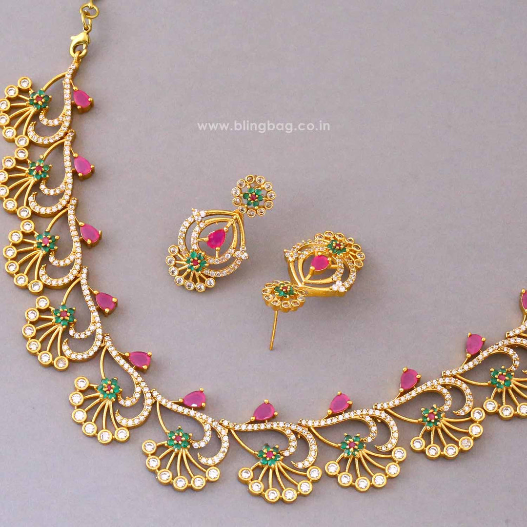 Multicolor Radiance Victorian Jewellery Set - New Arrival