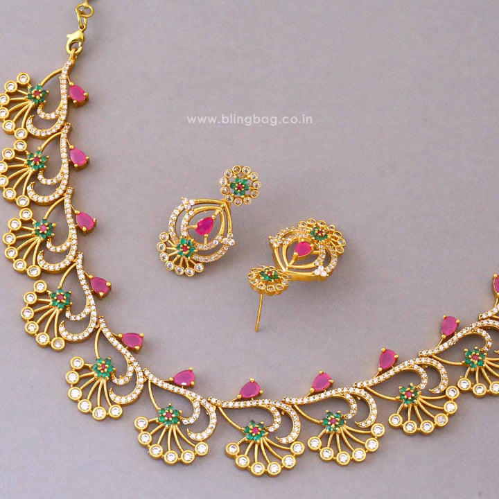 Multicolor Radiance Victorian Jewellery Set - New Arrival