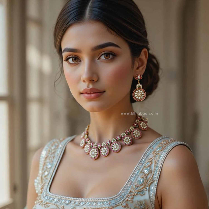 Multicolor Richita Antique Jewellery Set - New Arrival