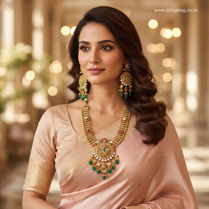 Multicolor Ruhi Heritage Jewellery Set