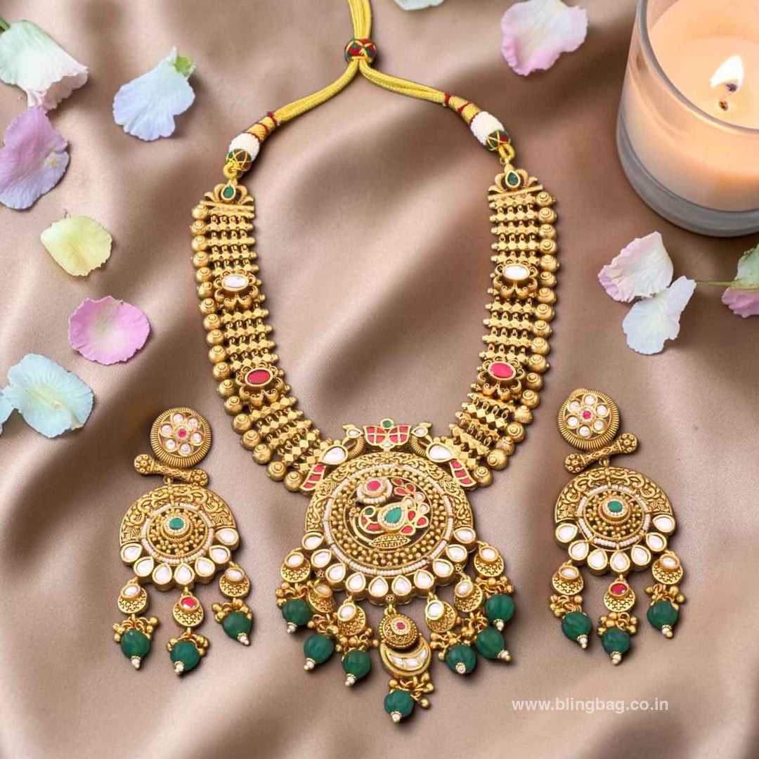 Multicolor Ruhi Heritage Jewellery Set