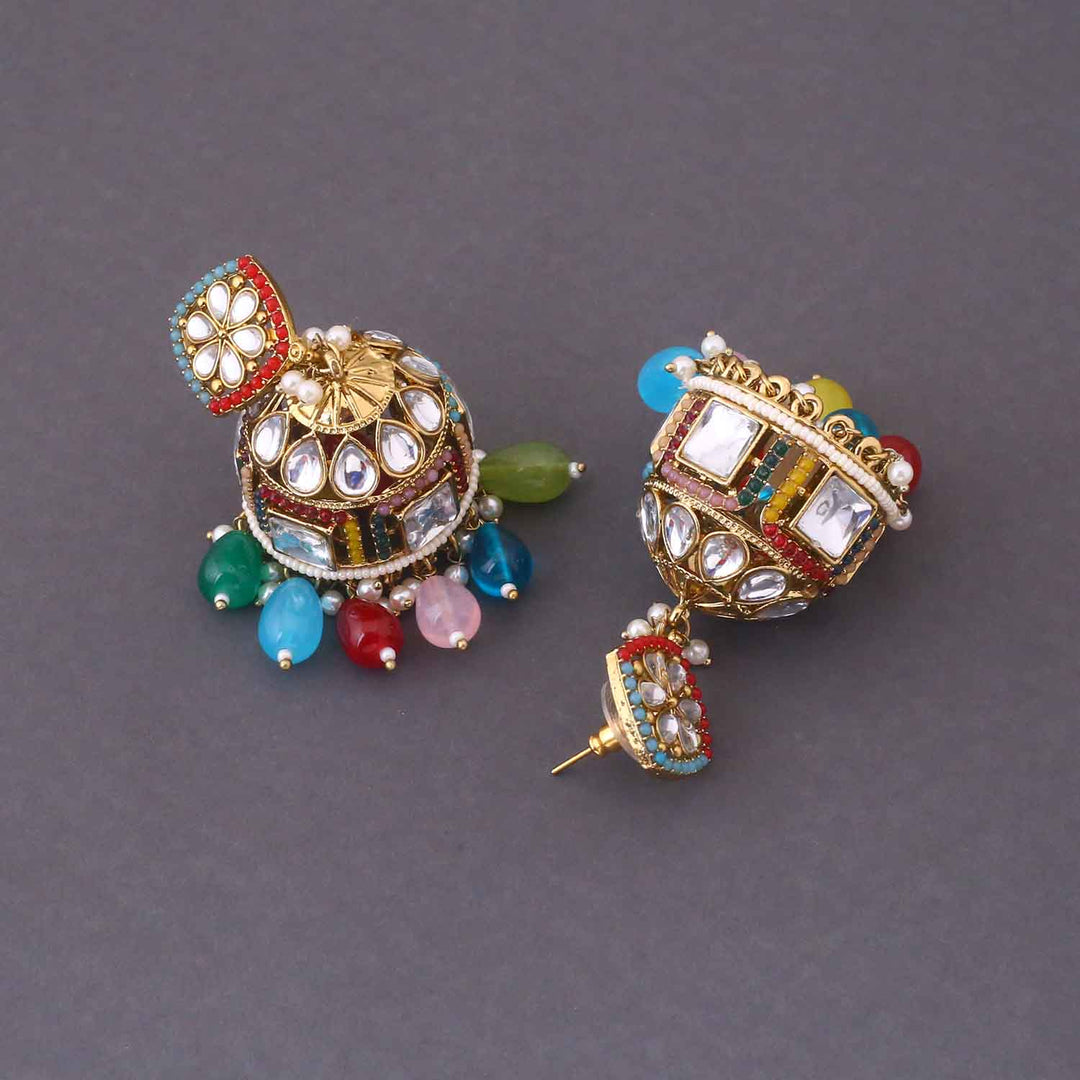 Multicolor Salini Jhumkis