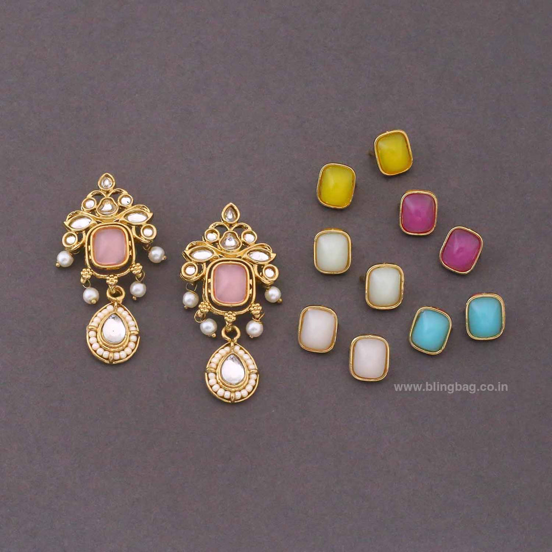 Multicolor Sharvita Changeable Danglers