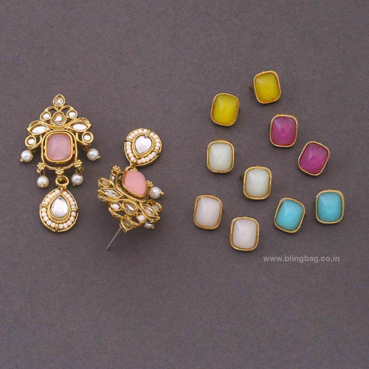 Multicolor Sharvita Changeable Danglers