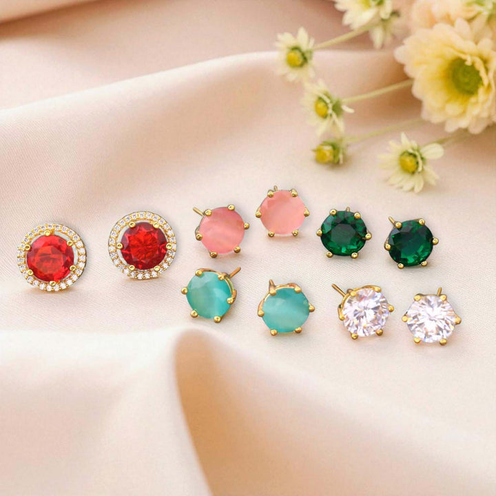 Multicolor Shiena Color Changeable Studs