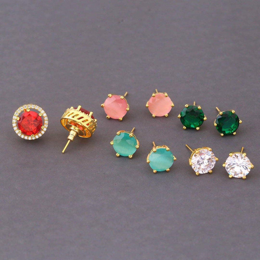 Multicolor Shiena Color Changeable Studs