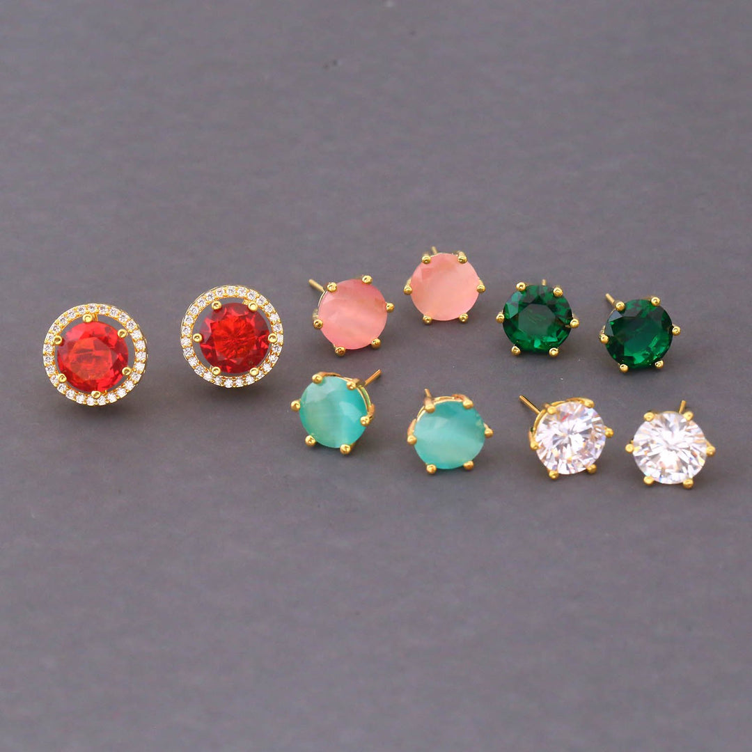 Multicolor Shiena Color Changeable Studs