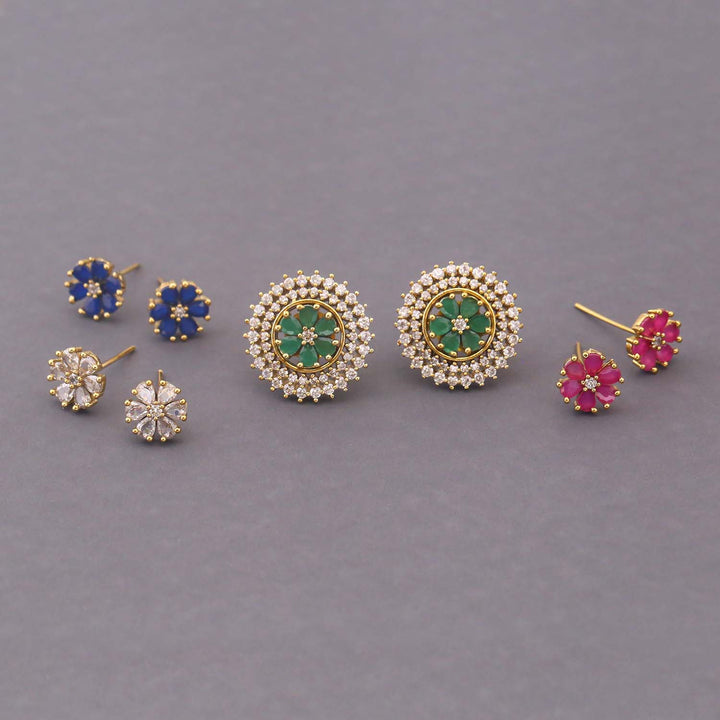 Multicolor Shille Victorian Changeable Studs