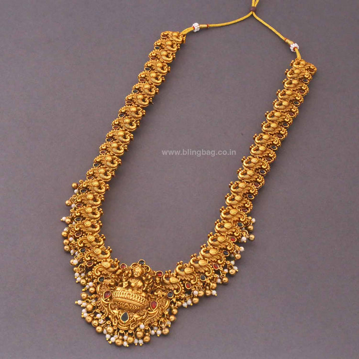 Multicolor Shivarashi Bridal Temple Jewellery Set- New Arrival