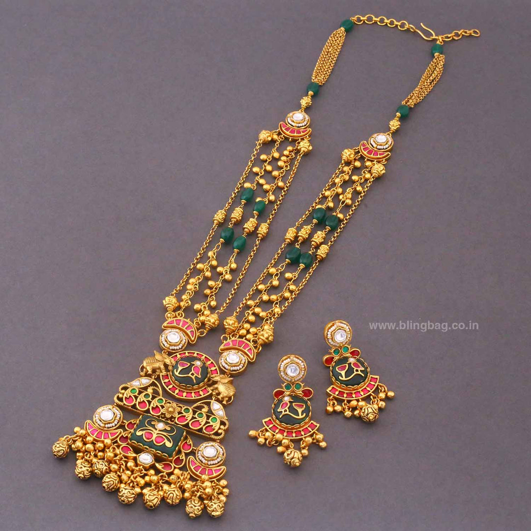 Multicolor Sobhavya Heritage Jewellery Set - New Arrival