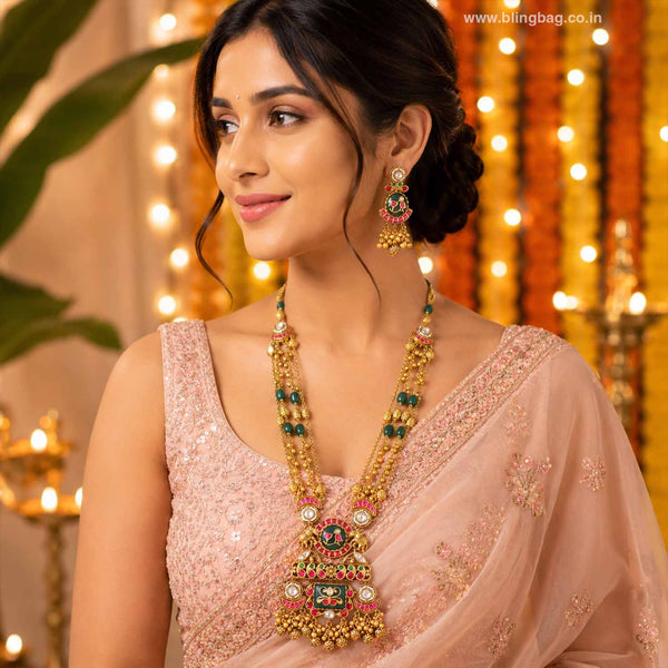 Multicolor Sobhavya Heritage Jewellery Set - New Arrival