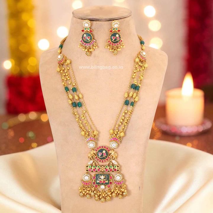 Multicolor Sobhavya Heritage Jewellery Set - New Arrival