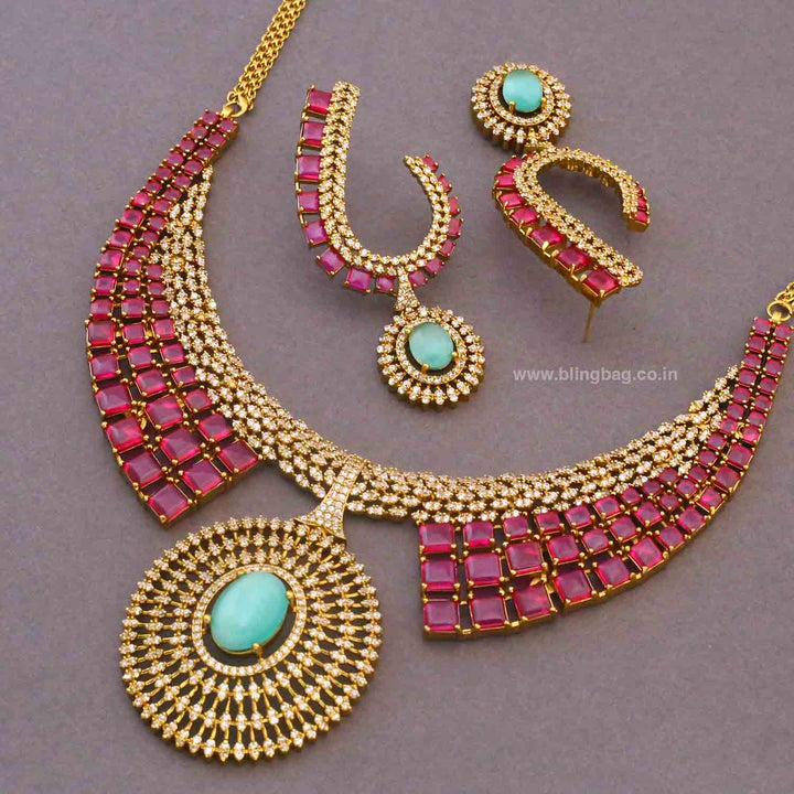 Multicolor Sophina Hasli Victorian Jewellery Set- New Arrivals