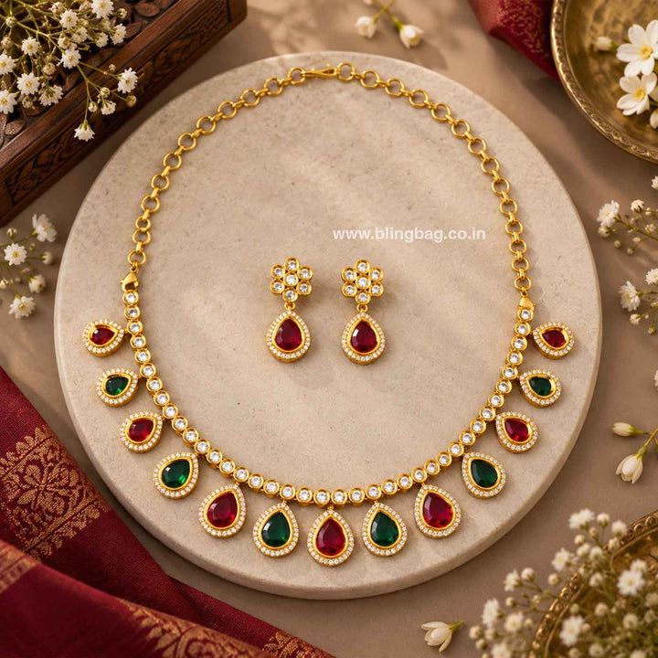 Multicolor Starlight Victorian Jewellery Set - New Arrival