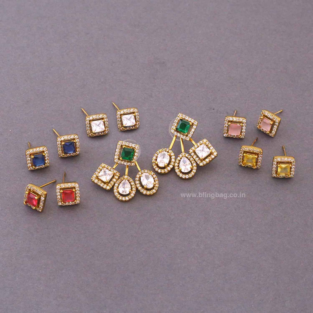 Multicolor Steena Color Changeable Studs