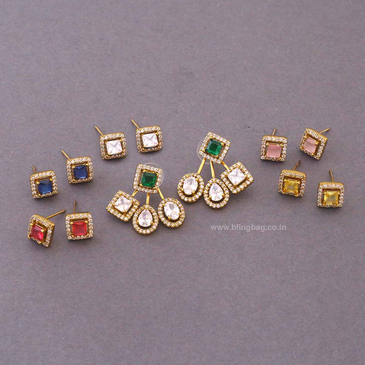 Multicolor Steena Color Changeable Studs