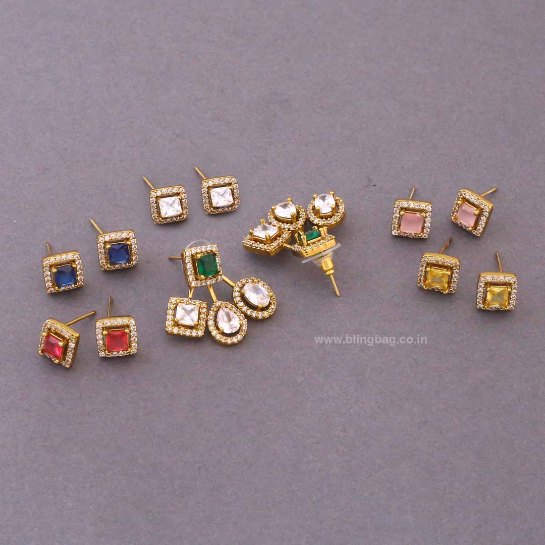 Multicolor Steena Color Changeable Studs