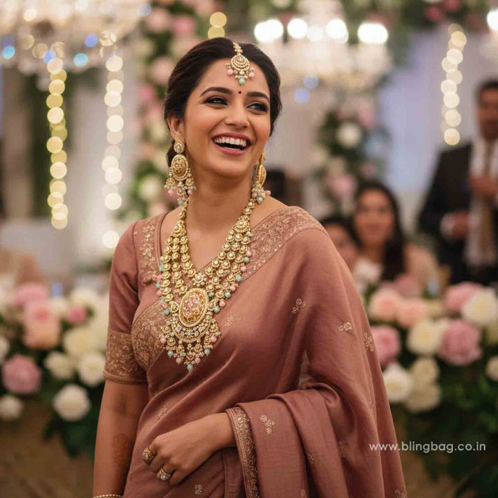 Multicolor Sujata Kundan Jewellery Set