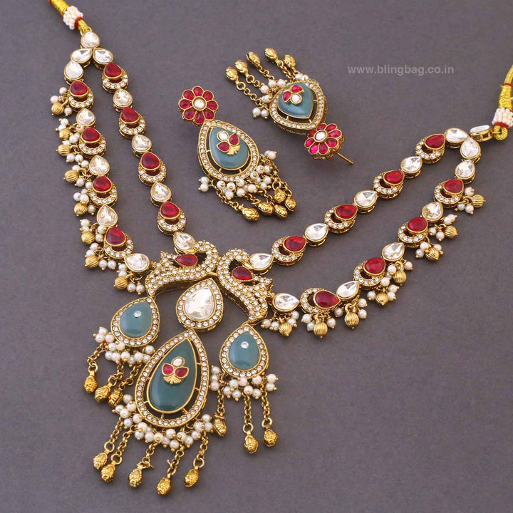 Multicolor Swestha Heritage Jewellery Set