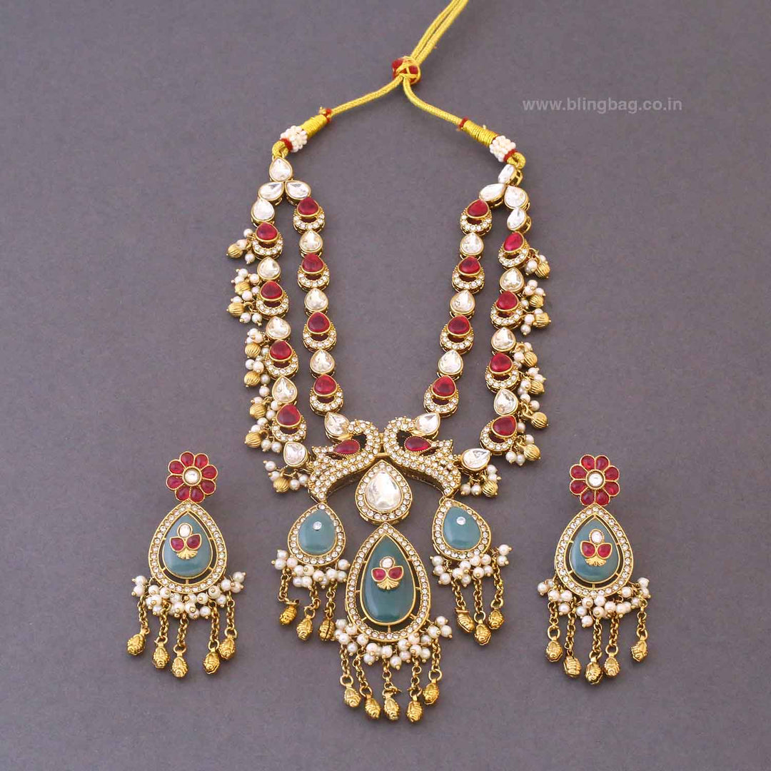 Multicolor Swestha Heritage Jewellery Set