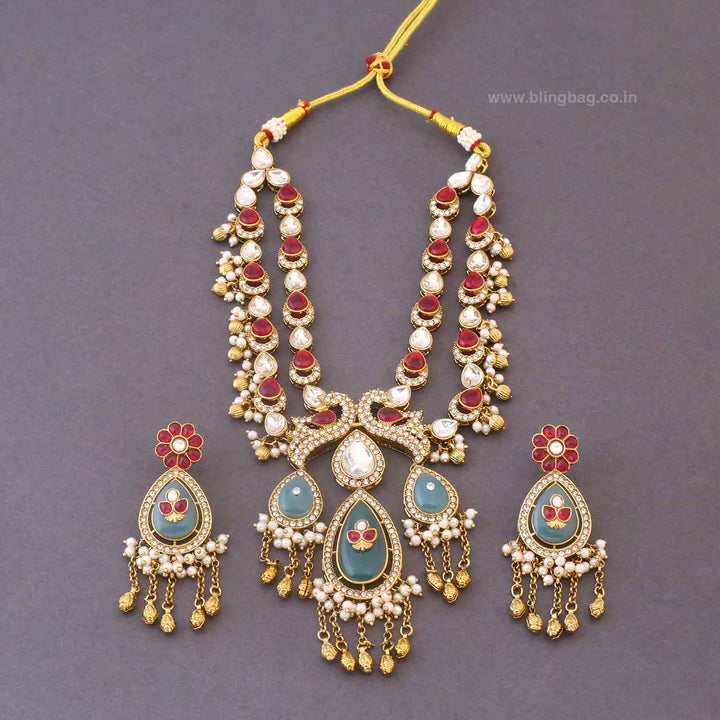 Multicolor Swestha Heritage Jewellery Set