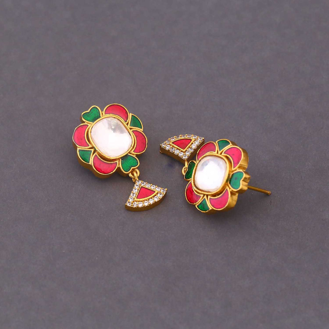 Multicolor Tanira Antique Studs