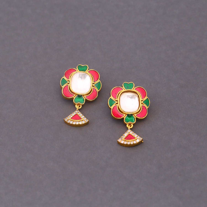 Multicolor Tanira Antique Studs