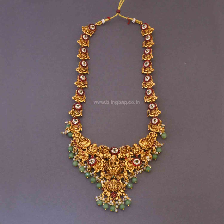 Multicolor Tarashree Bridal Temple Jewellery Set - New Arrival