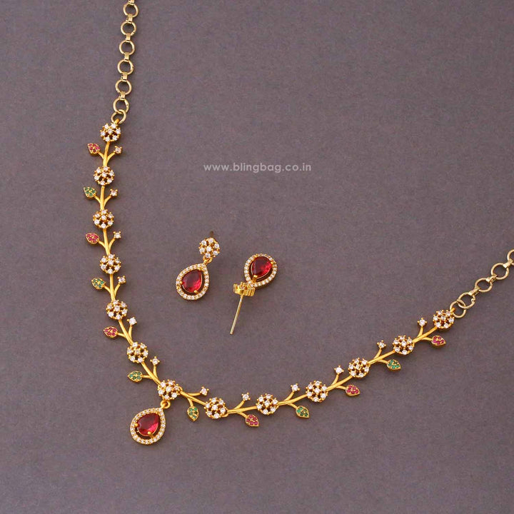 Multicolor Twinkle Antique Jewellery Set - New Arrival
