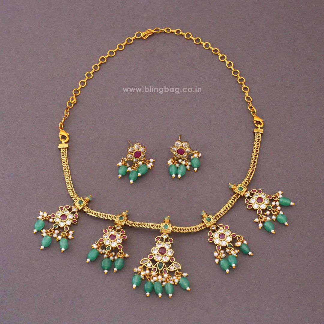 Multicolor Ulissa Victorian Jewellery Set - New Arrival