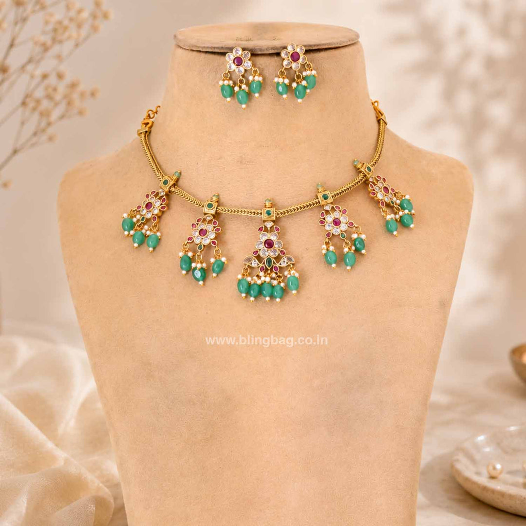 Multicolor Ulissa Victorian Jewellery Set - New Arrival