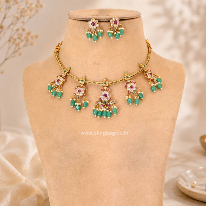 Multicolor Ulissa Victorian Jewellery Set - New Arrival