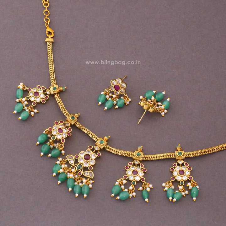 Multicolor Ulissa Victorian Jewellery Set - New Arrival