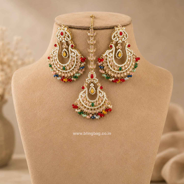 Multicolor Umyati Maang Tikka