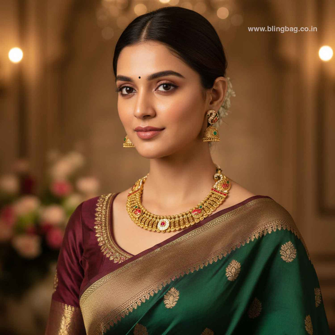 Multicolor Veda Heritage Jewellery Set